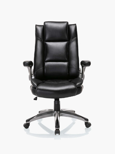 COLAMY Ergonomic High Back Leather Office Chair 2199 #color_black