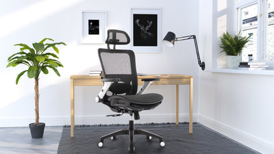 Best Ergonomic Mesh Office Chair with Retractable Footrest