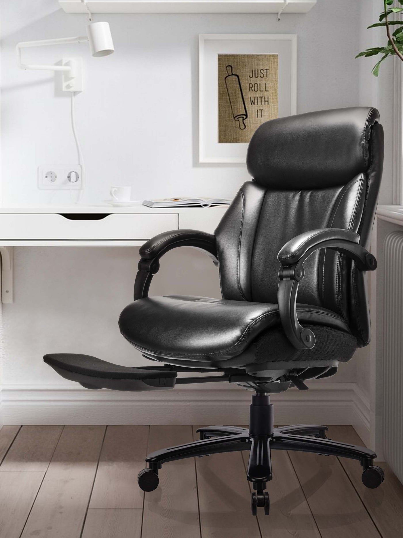 COLAMY CL2219 Ergonomic Leather Office Chair