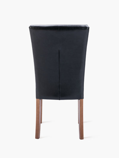 COLAMY Dining Chair with Solid Wood Legs CL420 Black #color_black