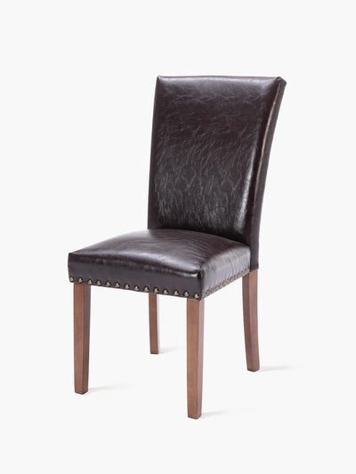 COLAMY Accent Parsons Dining Chair CL420 Dark Brown #color_darkbrown
