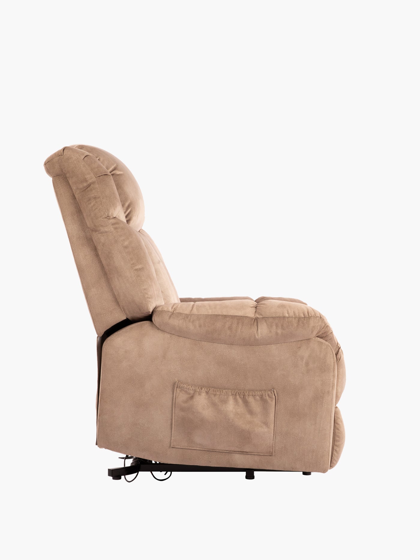 COLAMY Fabric Electric Power Lift Recliner Chair CL8233 Camel #color_camel