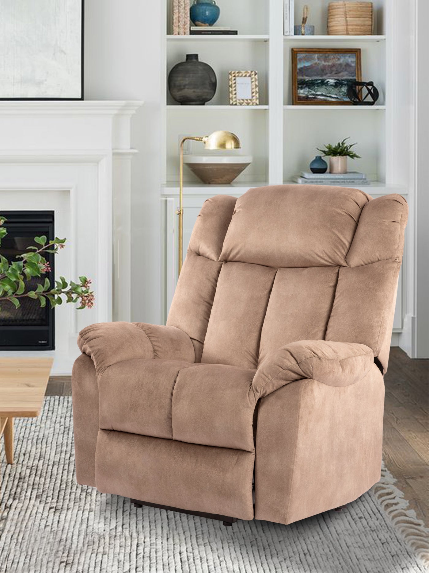 COLAMY Electric Power Lift Recliner Chair CL8233 Camel #color_camel