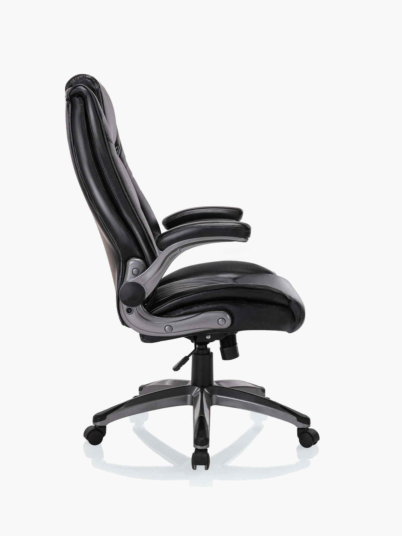 COLAMY Ergonomic High Back Leather Office Chair 2199 #color_black
