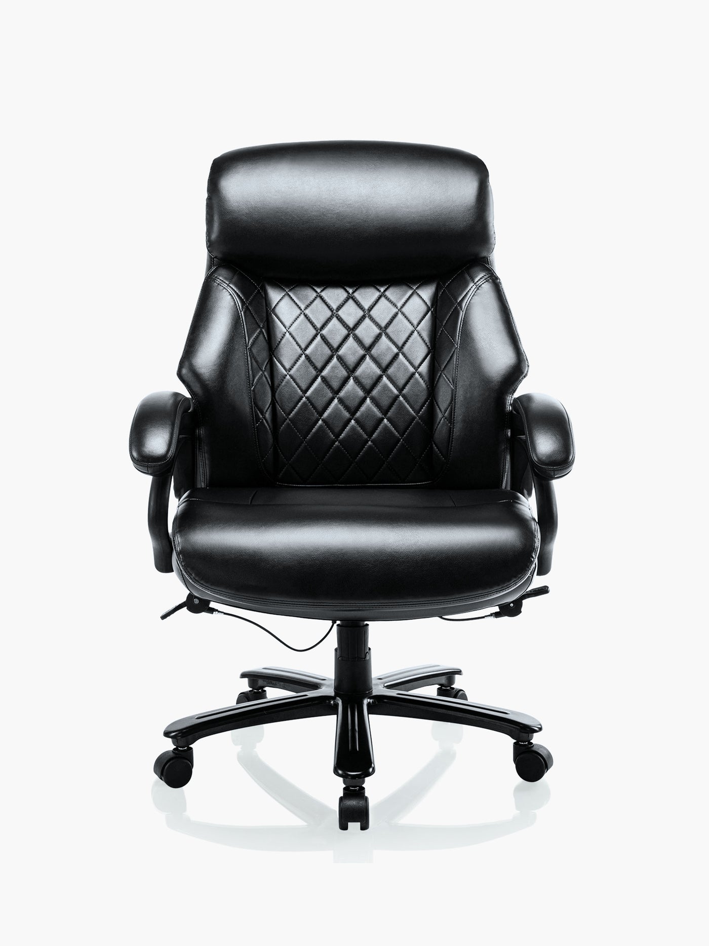 COLAMY Executive Leather Office Chair DM2181 in Black #color_black