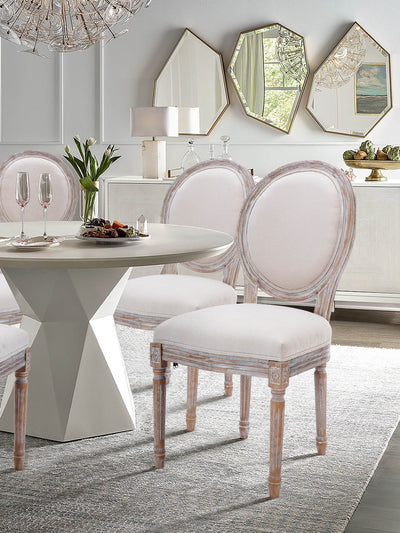 COLAMY French Style Dining Chair in Light Beige #color_lightbeige