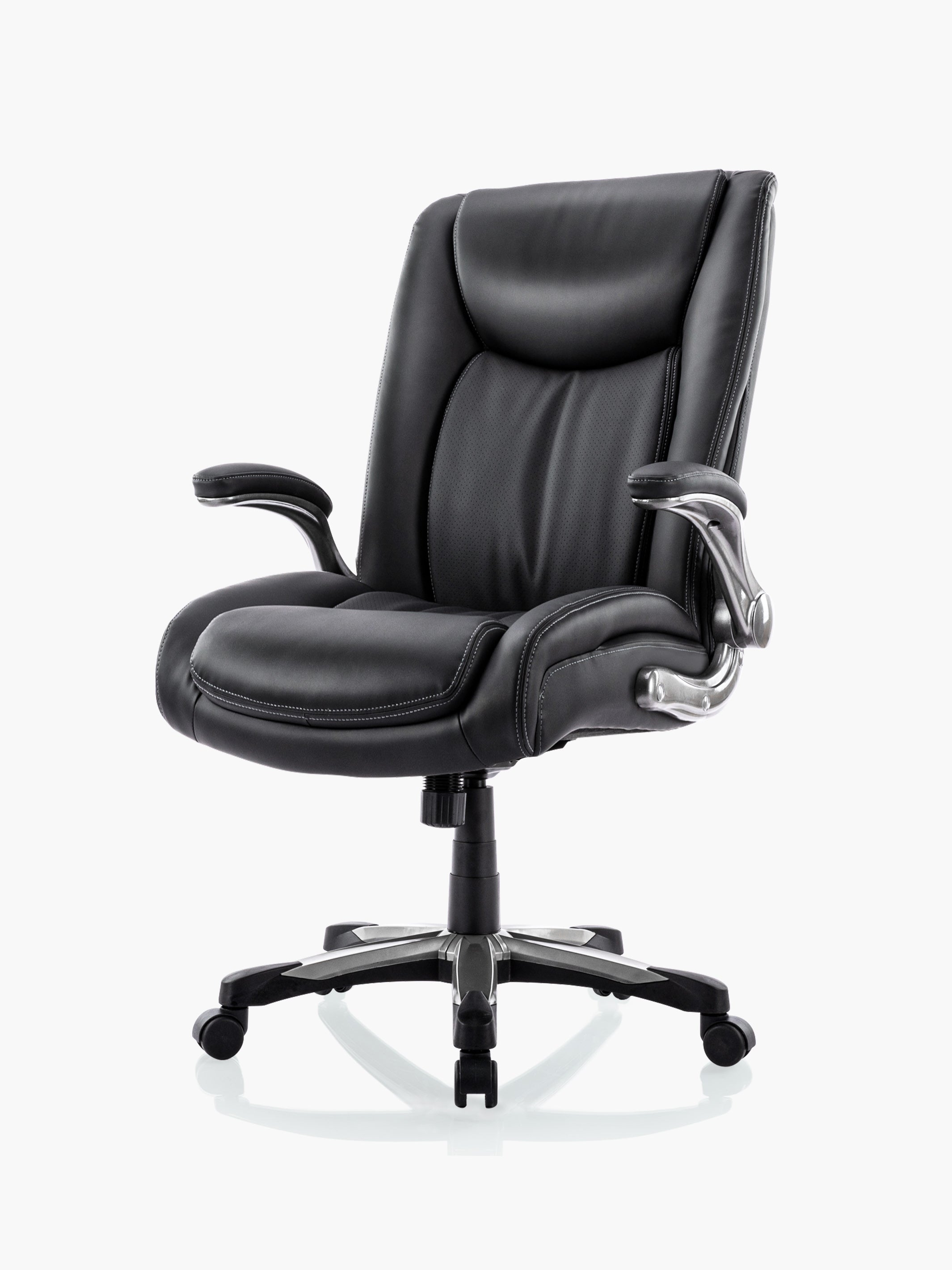 COLAMY Ergonomic Big and Tall Leather Office chair CL5309 Brown #color_black