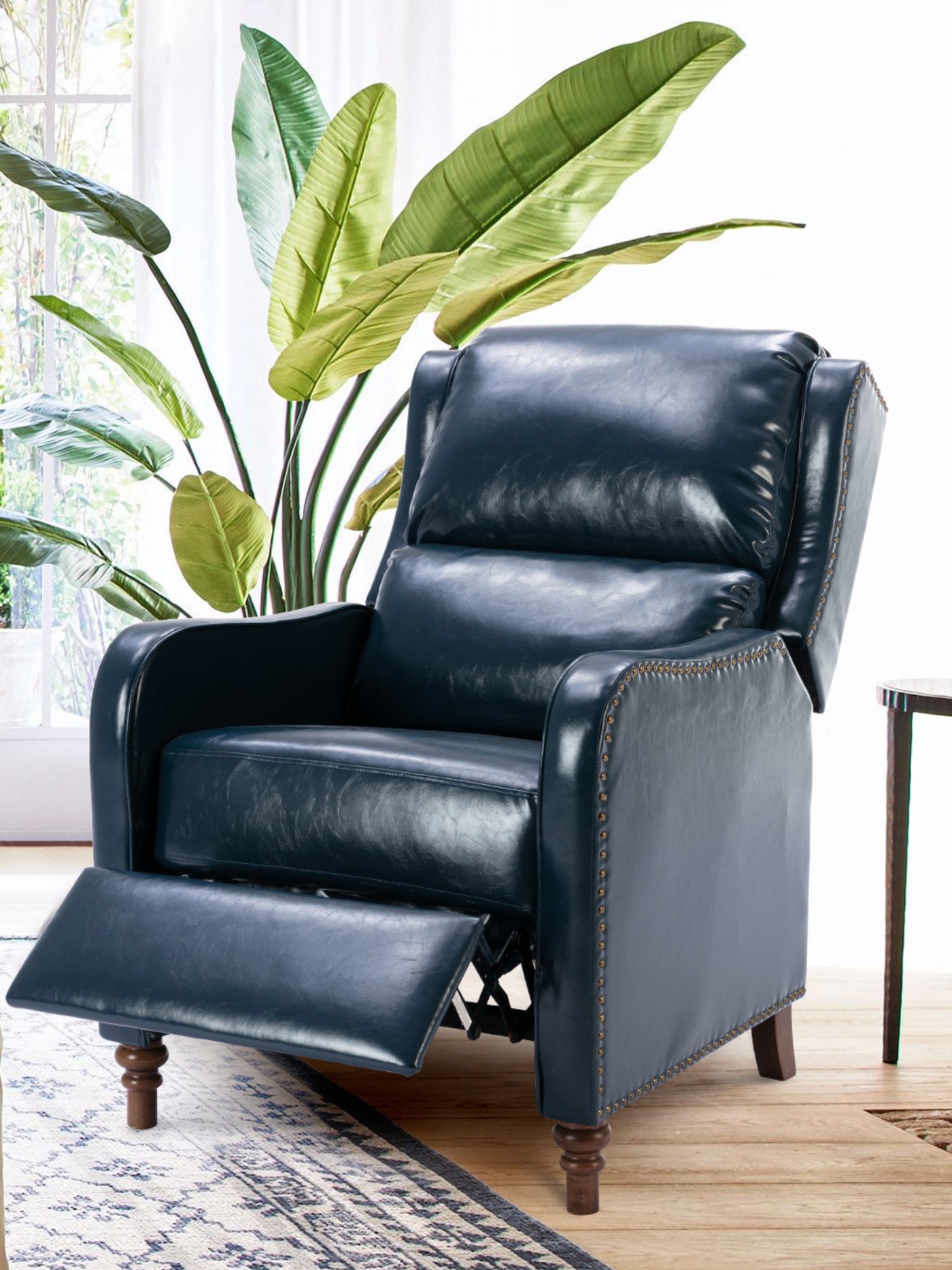 COLAMY Living Room Recliner Chair Navy Blue #color_navyblue