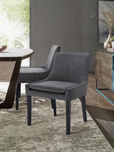 COLAMY Mid-back Dining Chair Dark Gray #color_darkgray