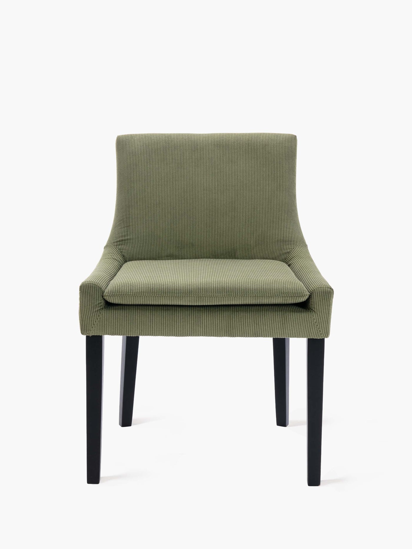 COLAMY Modern Upholstered Fabric Dining Chair Green #color_green