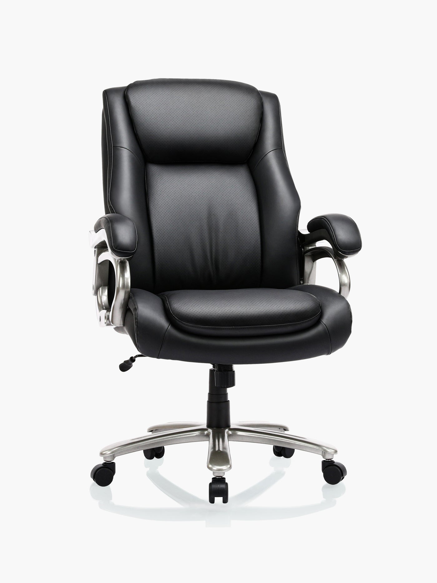 COLAMY Ergonomic Big and Tall PU Leather Office chair CL5103 Brown #color_black