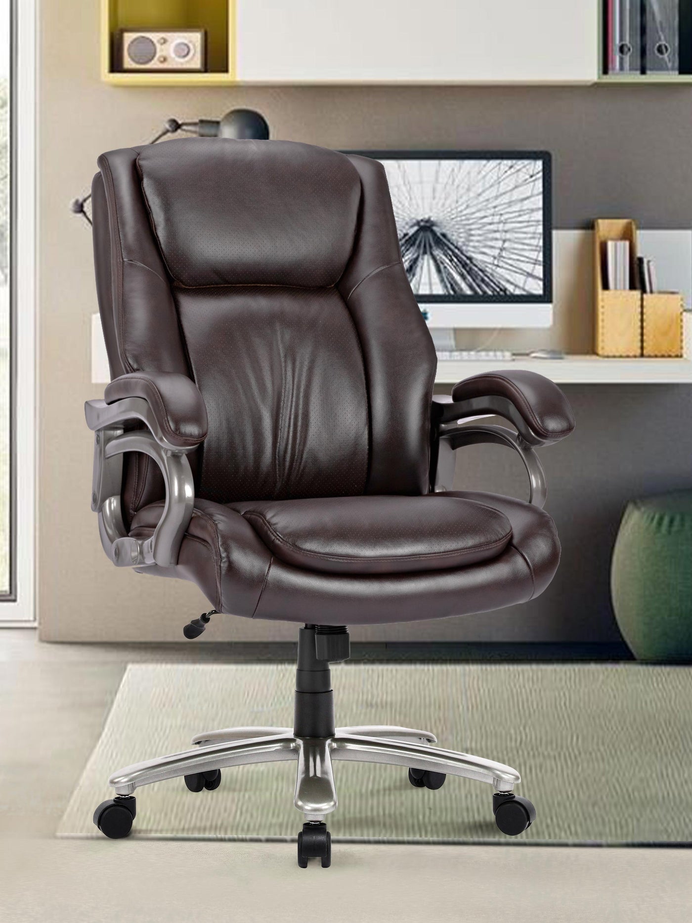 COLAMY Executive Office Chair CL5103 in Brown #color_brown