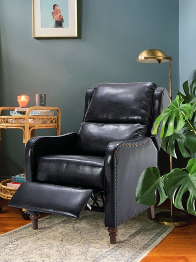 COLAMY Single Recliner Sofa Chair Black #color_black
