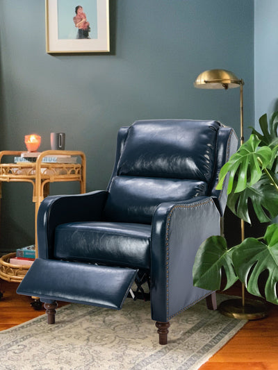 COLAMY Single Recliner Sofa Chair Navy Blue #color_navyblue