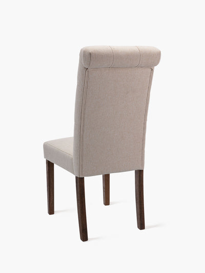 COLAMY Modern Upholstered Dining Chair Set Beige CB242 #color_beige