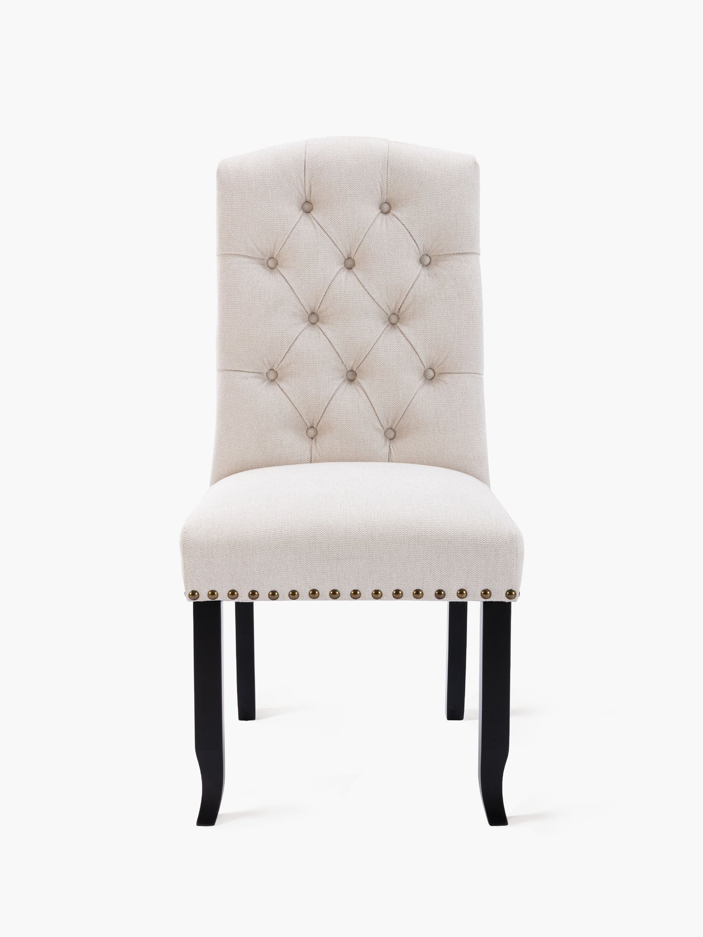 COLAMY Tufted Dining Chair CL231 Beige #color_beige