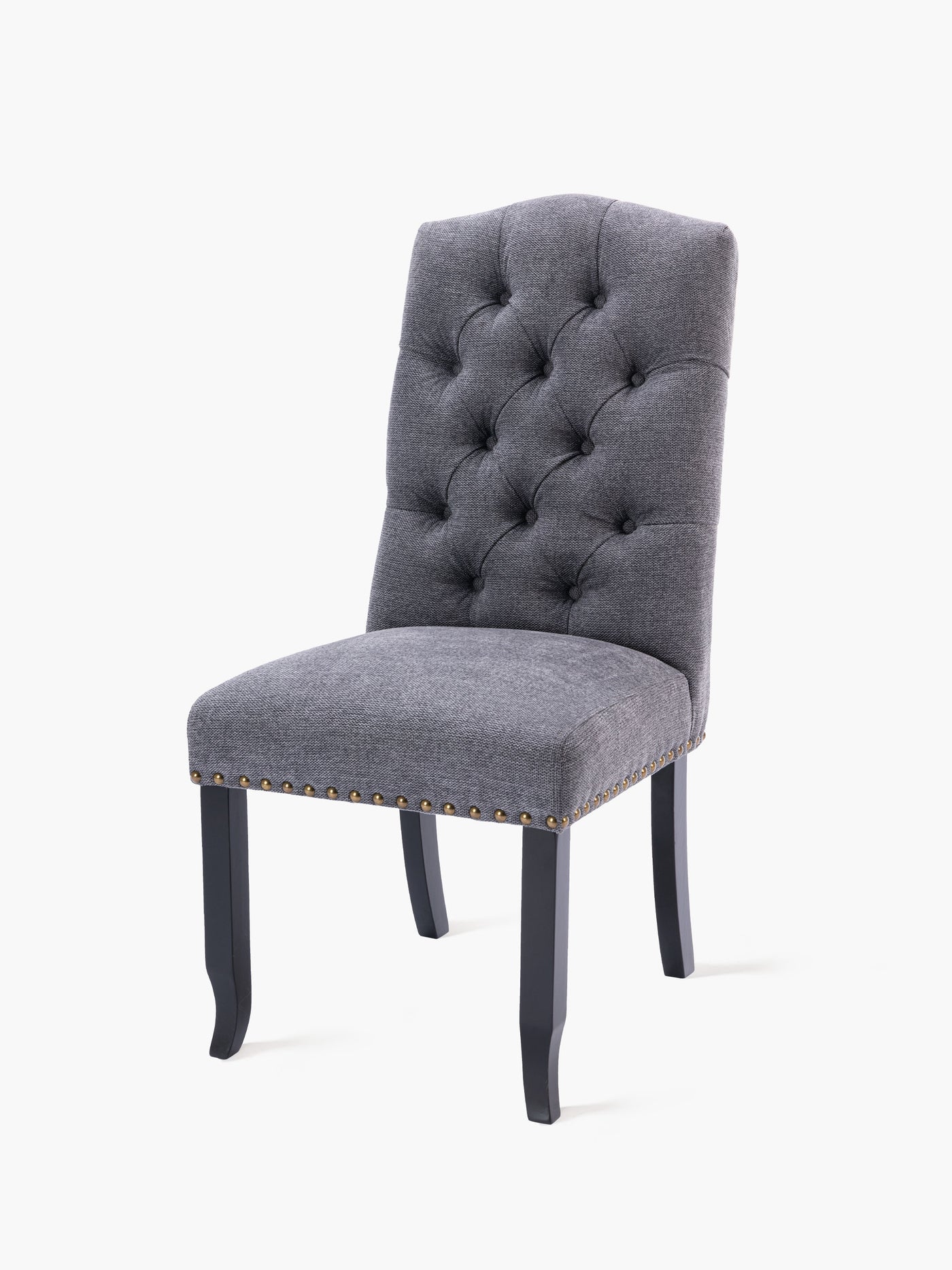 COLAMY Upholstered Fabric Dining Room Chair CL231 Gray #color_gray