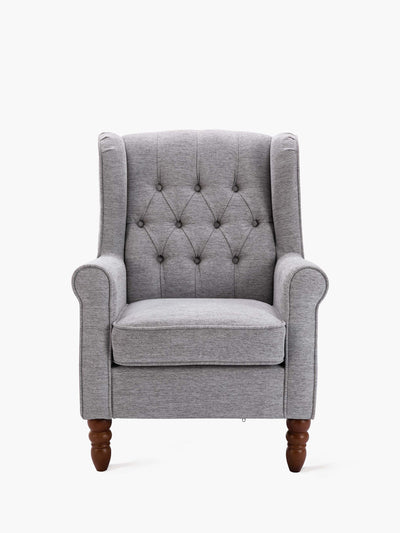 COLAMY Modern Upholstered Armchair Light Gray #color_lightgray