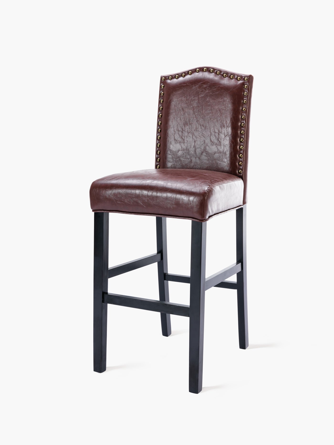 COLAMY Barstools with Solid Wood Legs CL361 #color_brown