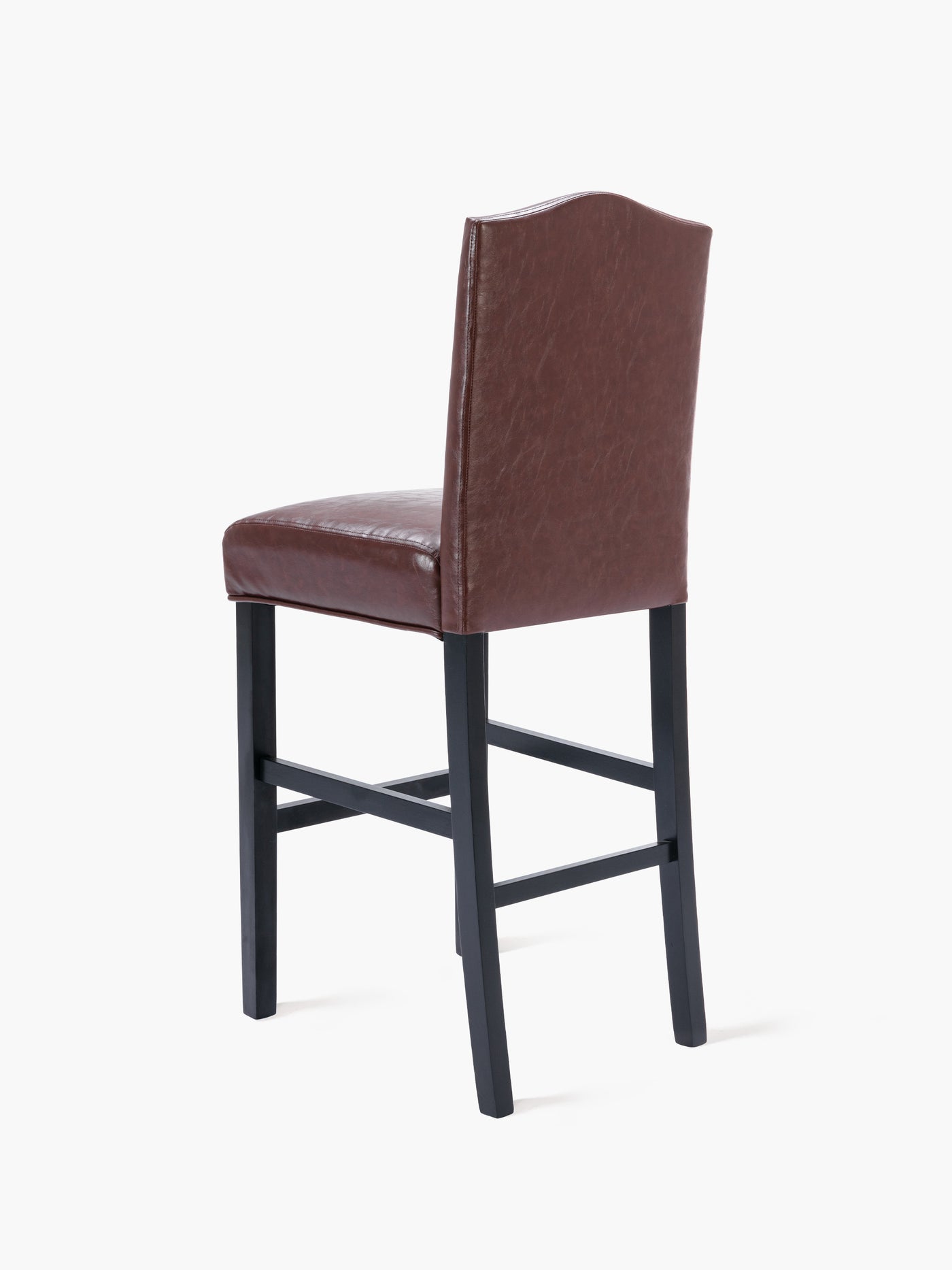 COLAMY Bar Stool with Back CL361 #color_black