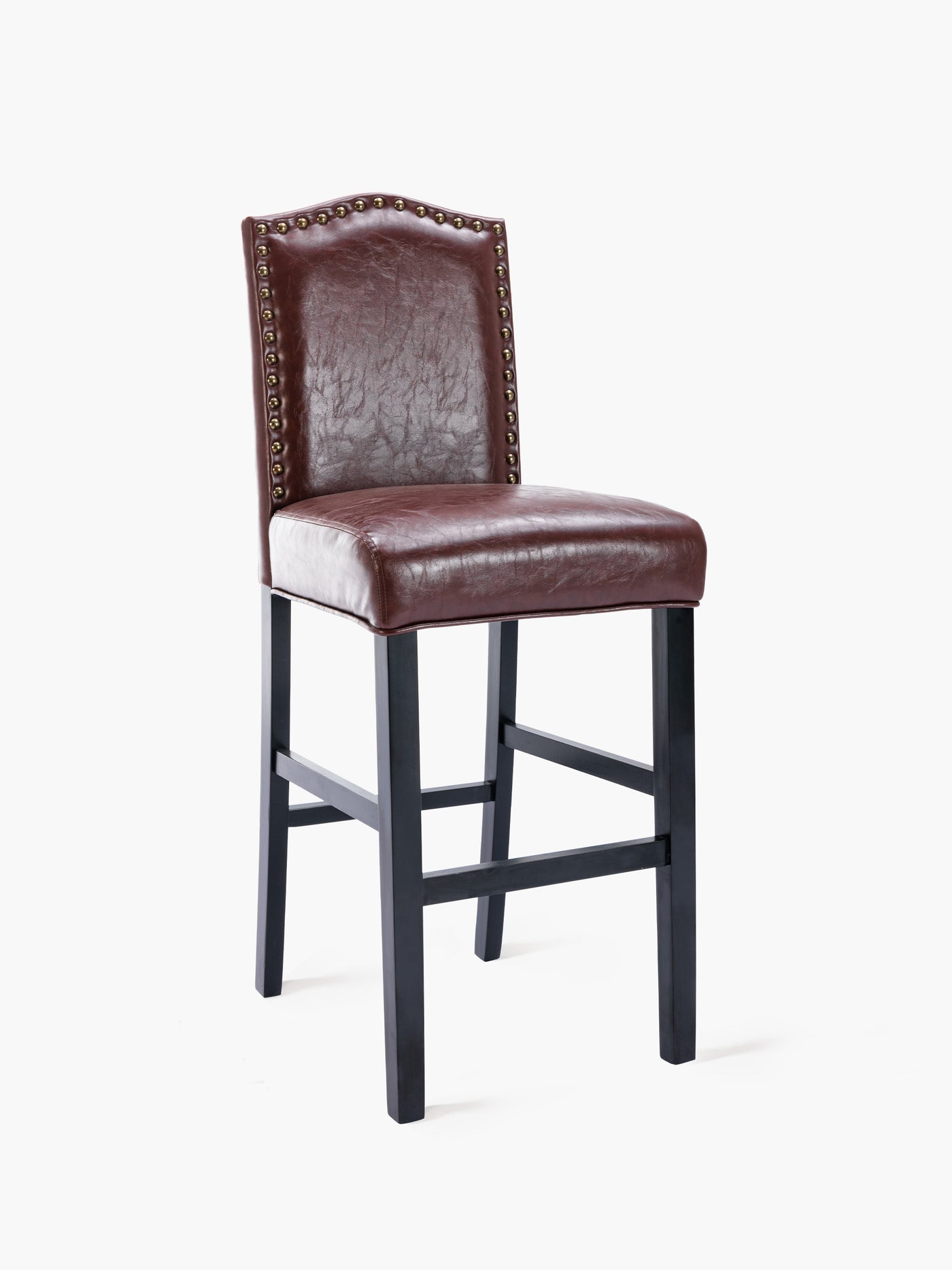 COLAMY Upholstered Barstools CL361 #color_brown