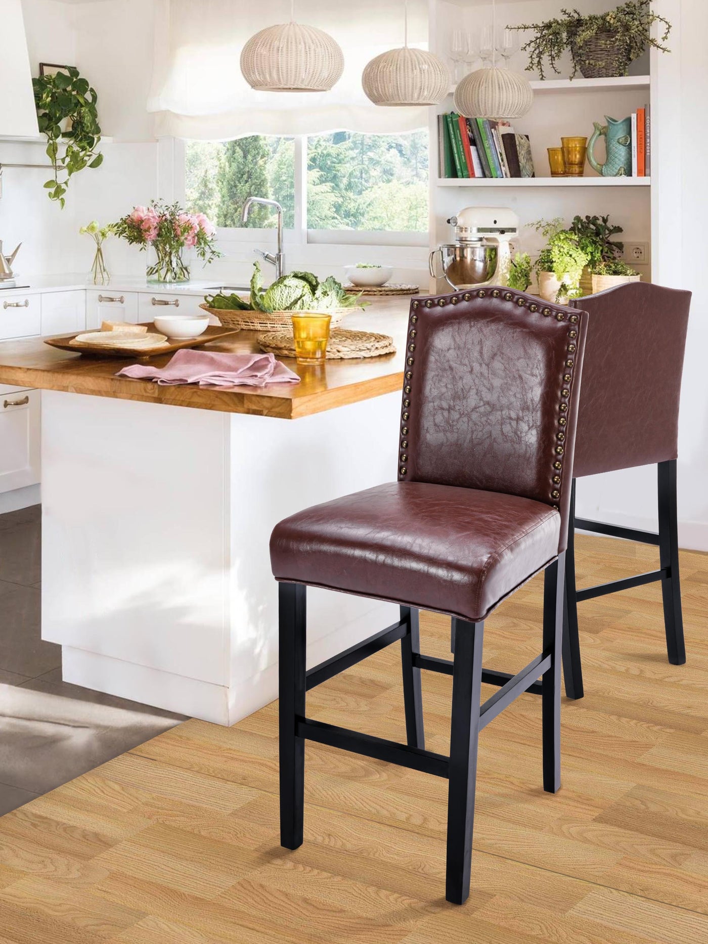 COLAMY Barstool Brown CL361 #color_brown