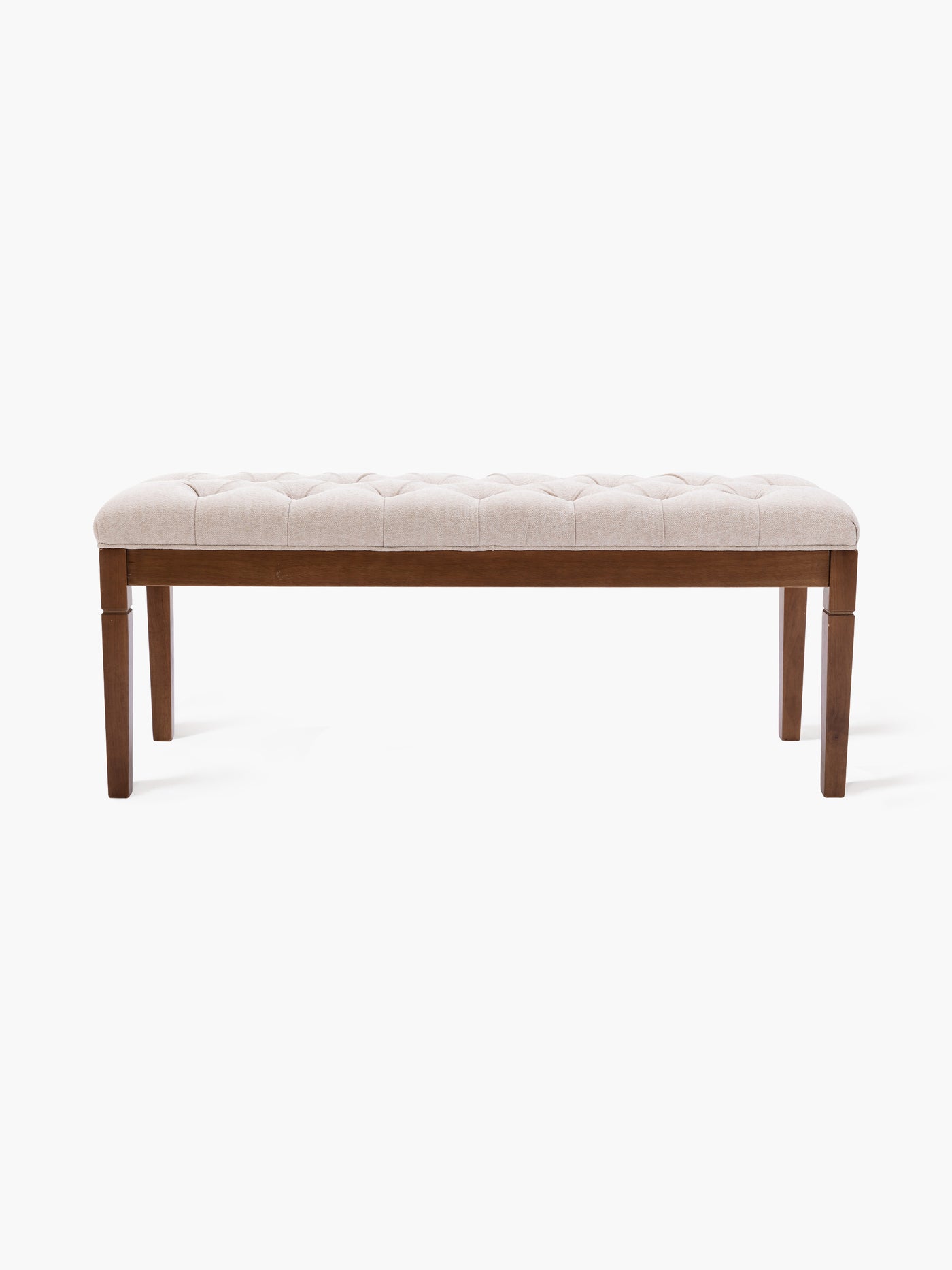 COLAMY Upholstered Tufted Bench Beige #color_beige